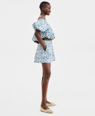 Women's Ditsy Floral Pull-On Shorts, Macy's Exclusive