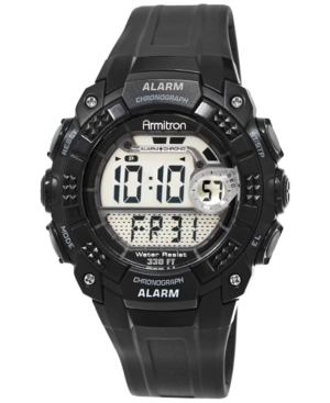 UPC 086702471713 product image for Armitron Men's Digital Chronograph Black Strap Watch 49mm 40-8209BLK | upcitemdb.com