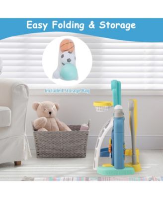 / 5-in-1 design, adjustable basketball hoop, suitable for 18+ months boys and girls / Toddler Sports Toy