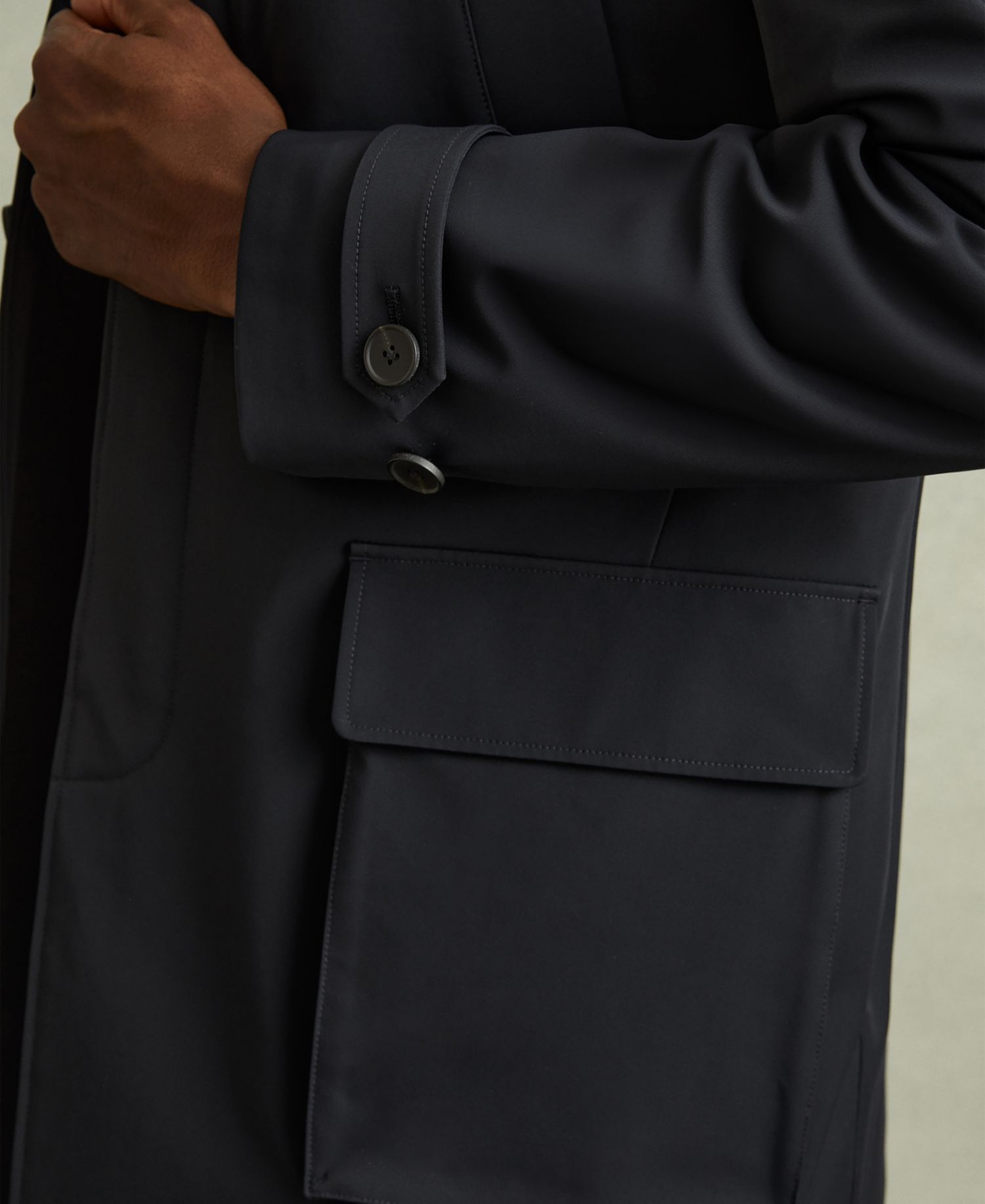 Men's Player Hybrid Removable-Gilet Overcoat