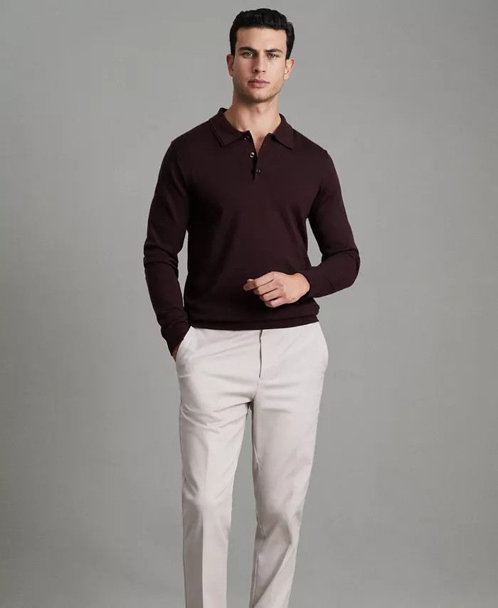 Men's Merino Wool Polo Shirt - thumbnail 3