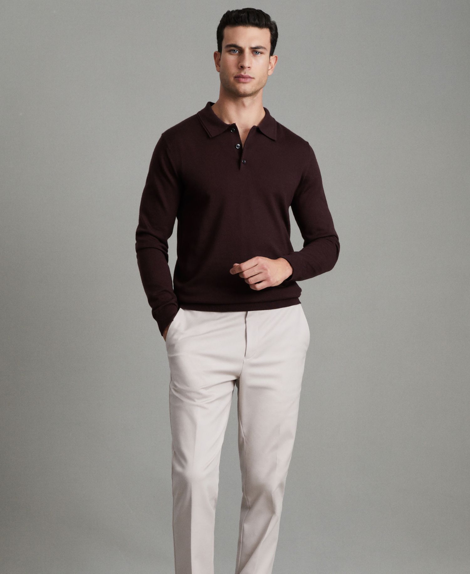 Men's Trafford Merino Wool Polo Shirt