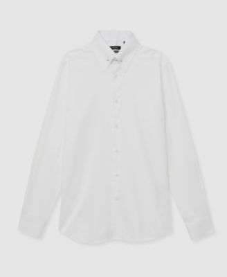 Men's Regular-Fit Cotton Pin-Collar Shirt