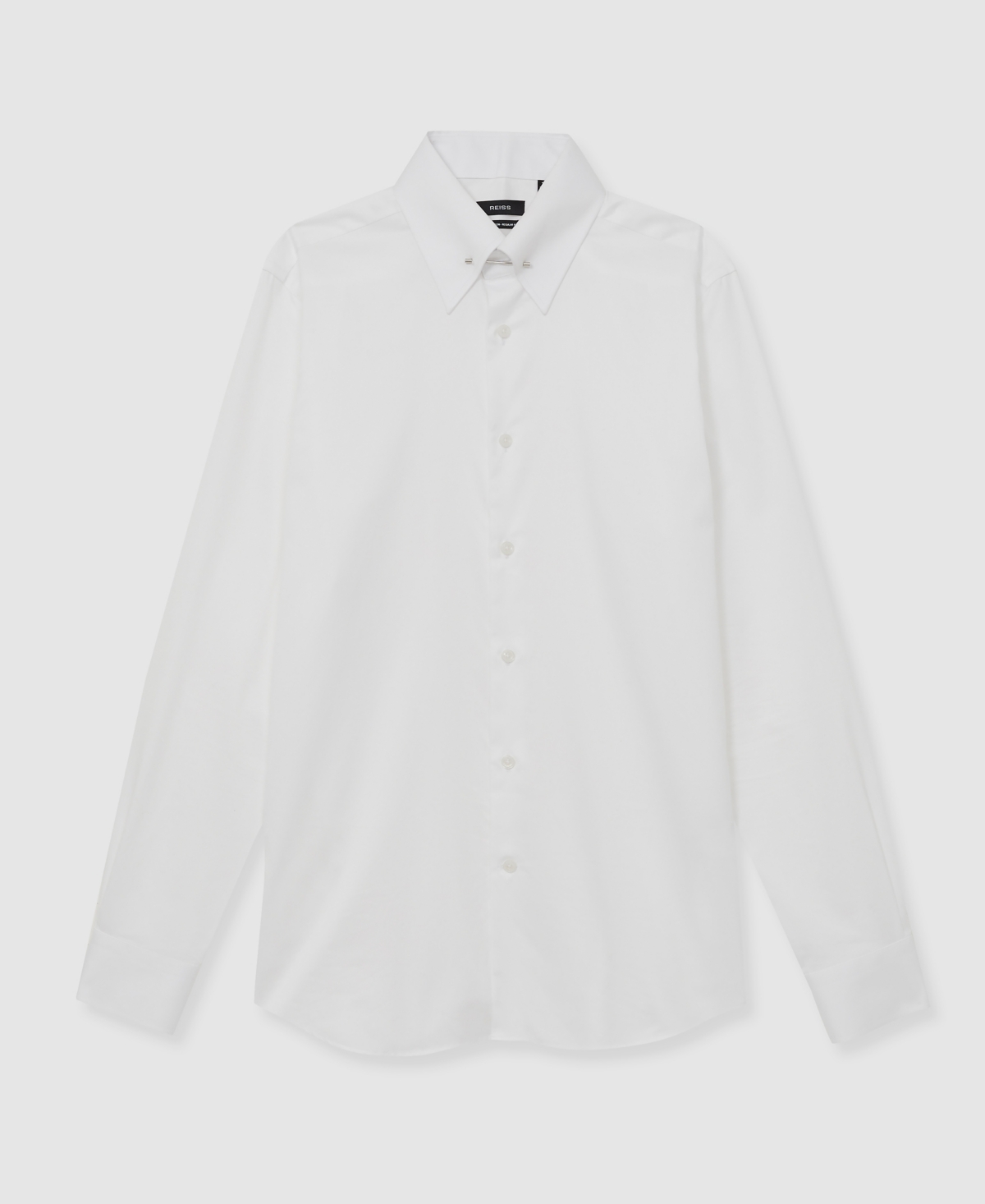 Reiss Men's Regular-Fit Cotton Pin-Collar Shirt
