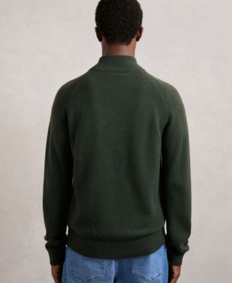 Men's Wool-Cashmere Half-Zip Sweater