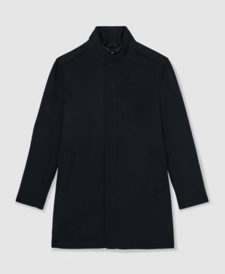 Men's Wool-Blend Gilet-Insert Coat