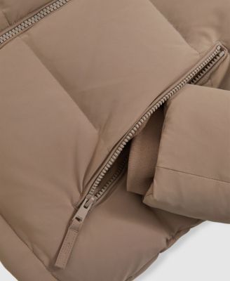 Men's Quilted Zip-Through Puffer Jacket