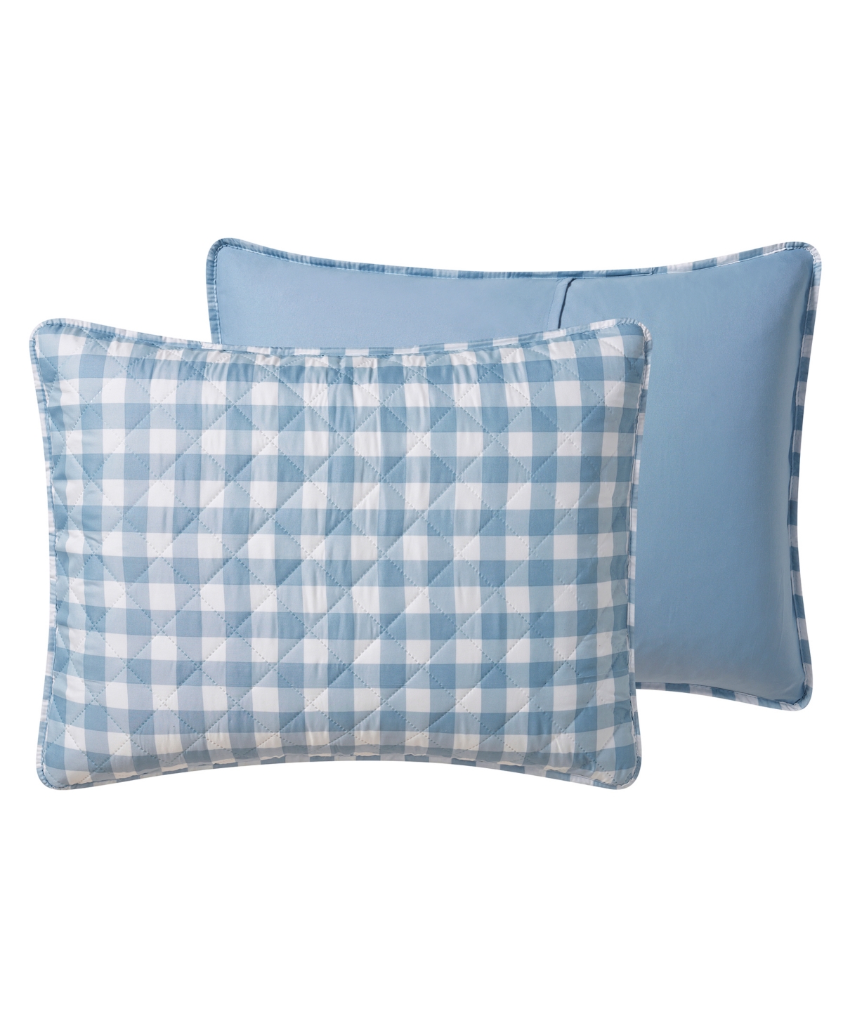 Vcny Home Gingham Microfiber 3-Pc. Quilt Set, Full/Queen
