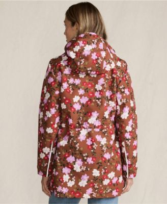 Women's Squall Hooded Waterproof Print Raincoat