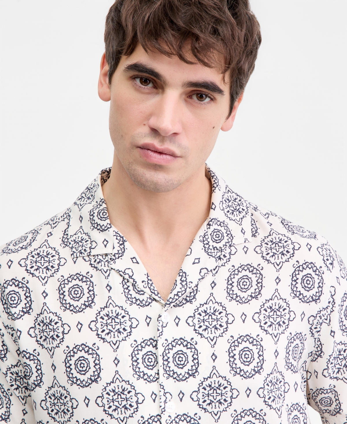 Sun + Stone Men's Camp Jaspar Short-Sleeve Shirt, Macy's Exclusive