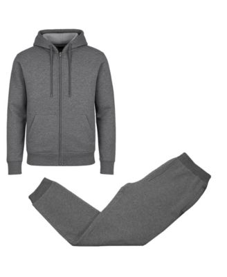 Men's Full-Zip Hoodie and Jogger Sweatpants Matching, 2-Piece Set