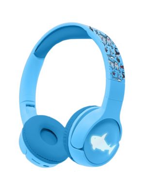 BriteBeats Kids Volume Limiting Bluetooth Headphones with LED EarCaps