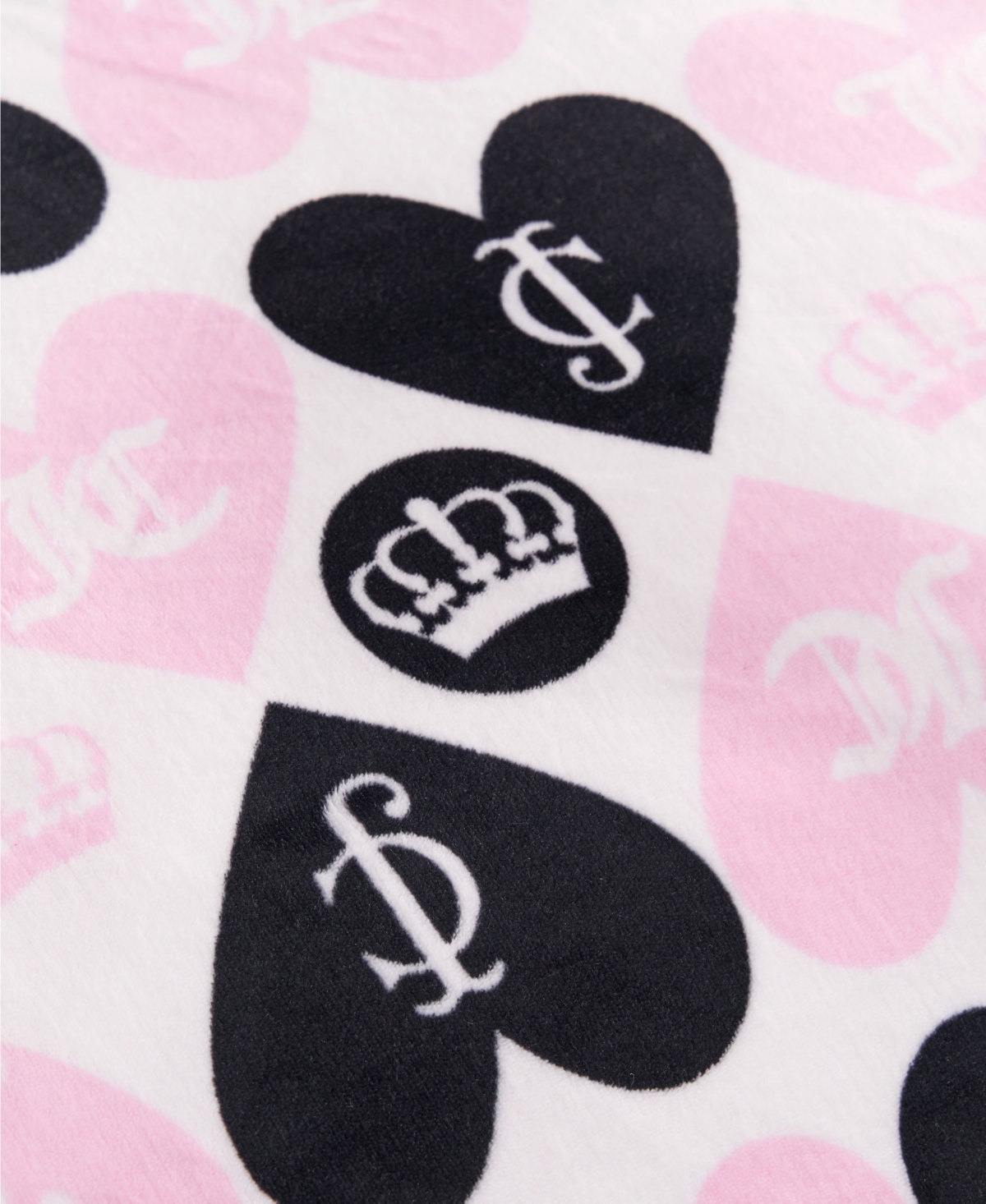 Juicy Couture Plush Reversible Queen Heart Logo 4-Pc. Comforter Set, Full/Queen