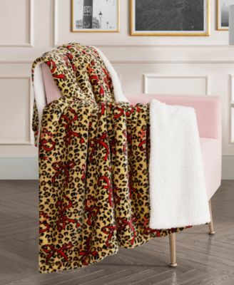 Plush Reversible Sherpa Throw, 50"x 60"