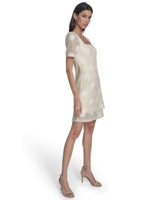 Women's Novelty Square Neck Dress