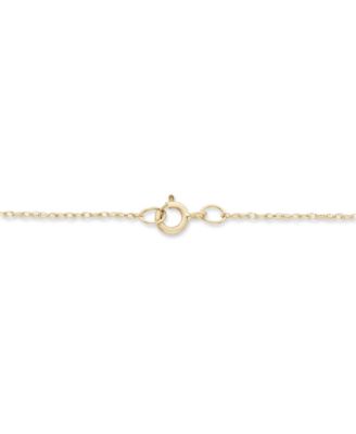 Diamond Pendant Necklace (1/4 ct. t.w.) in 14k Yellow Gold