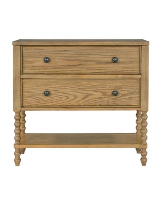36" Solid Wood Frames 2-Drawer Accent Chest