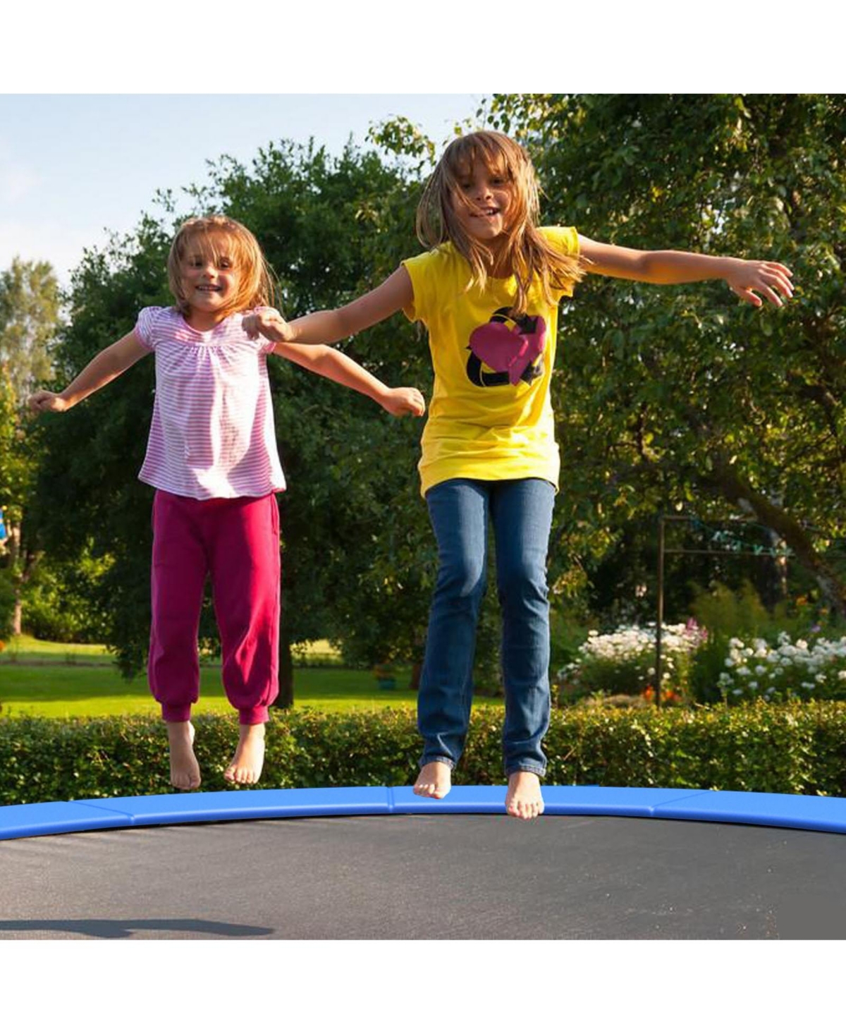 Skonyon 14 Feet Waterproof and Tear-Resistant Universal Trampoline Safety Pad Spring Cover