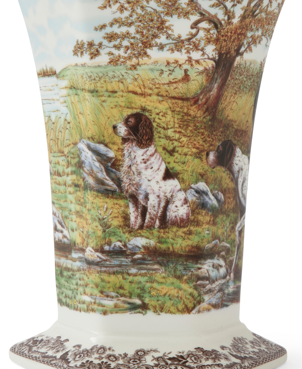 Spode Woodland Hexagonal 10.6" Vase