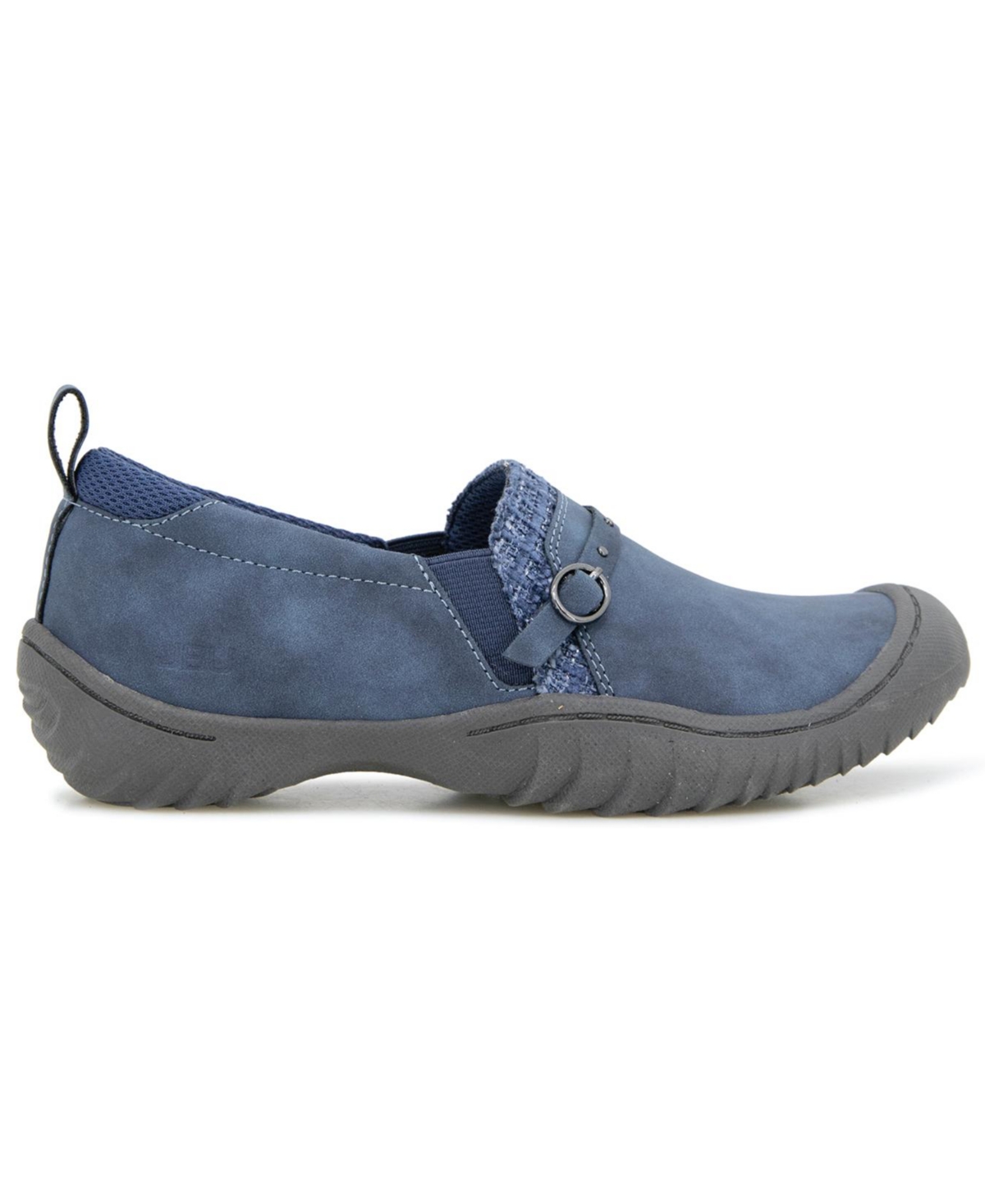 Jbu Women's Mavis Sweater Detailed Slip On Loafers In Blue