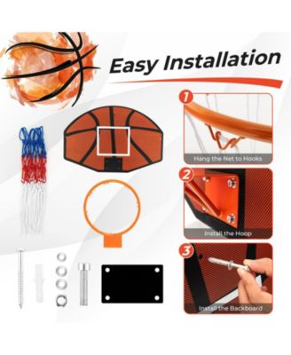 Indoor Outdoor Basketball Games with Large Shatter-proof Backboard