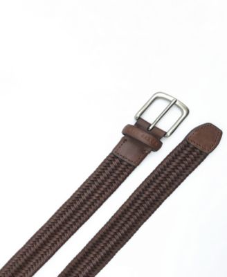 Men's Dress Braided Leather Belt