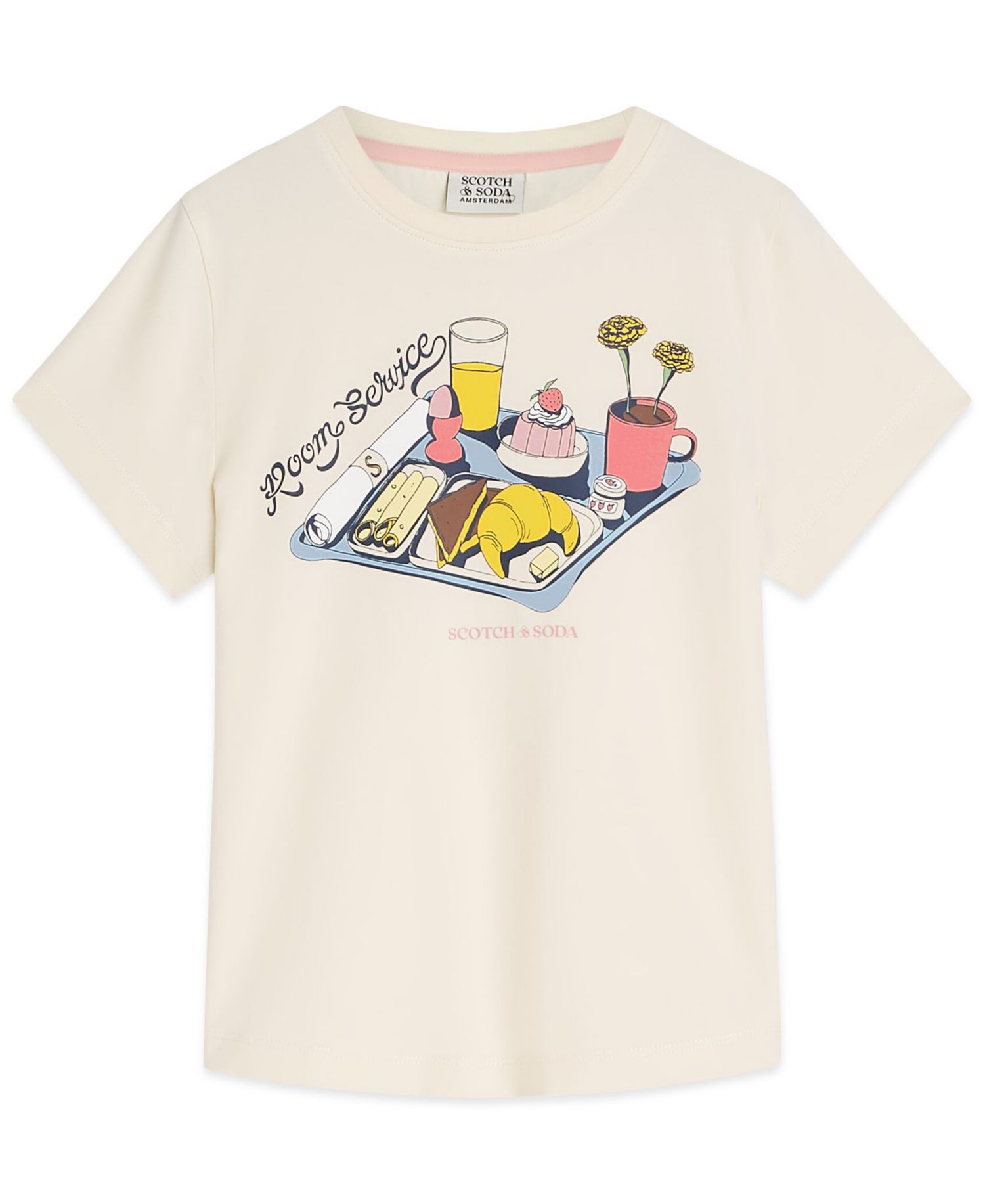Girls' 4-6X Breakfast Tray Graphic Short-Sleeve T-Shirt
