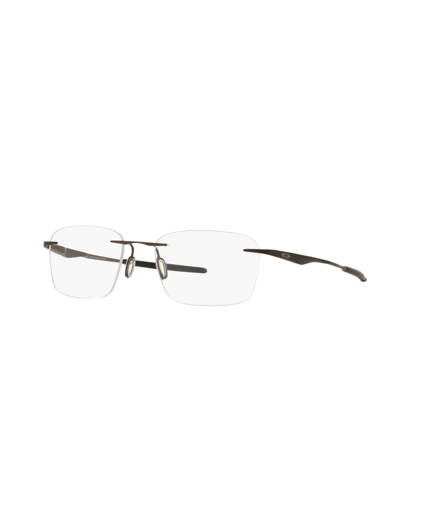 Мужские очки Oakley Man Rectangle Metal OX3217 Socket 5.0 Eyeglasses, цвет: Чёрный — фото 8