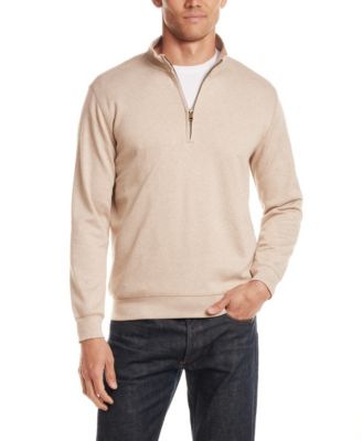 Men's Long-Sleeve Mixy Quarter Zip Sweater