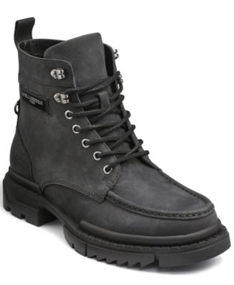 KARL LAGERFELD PARIS - Men's Round-Toe Work Boots