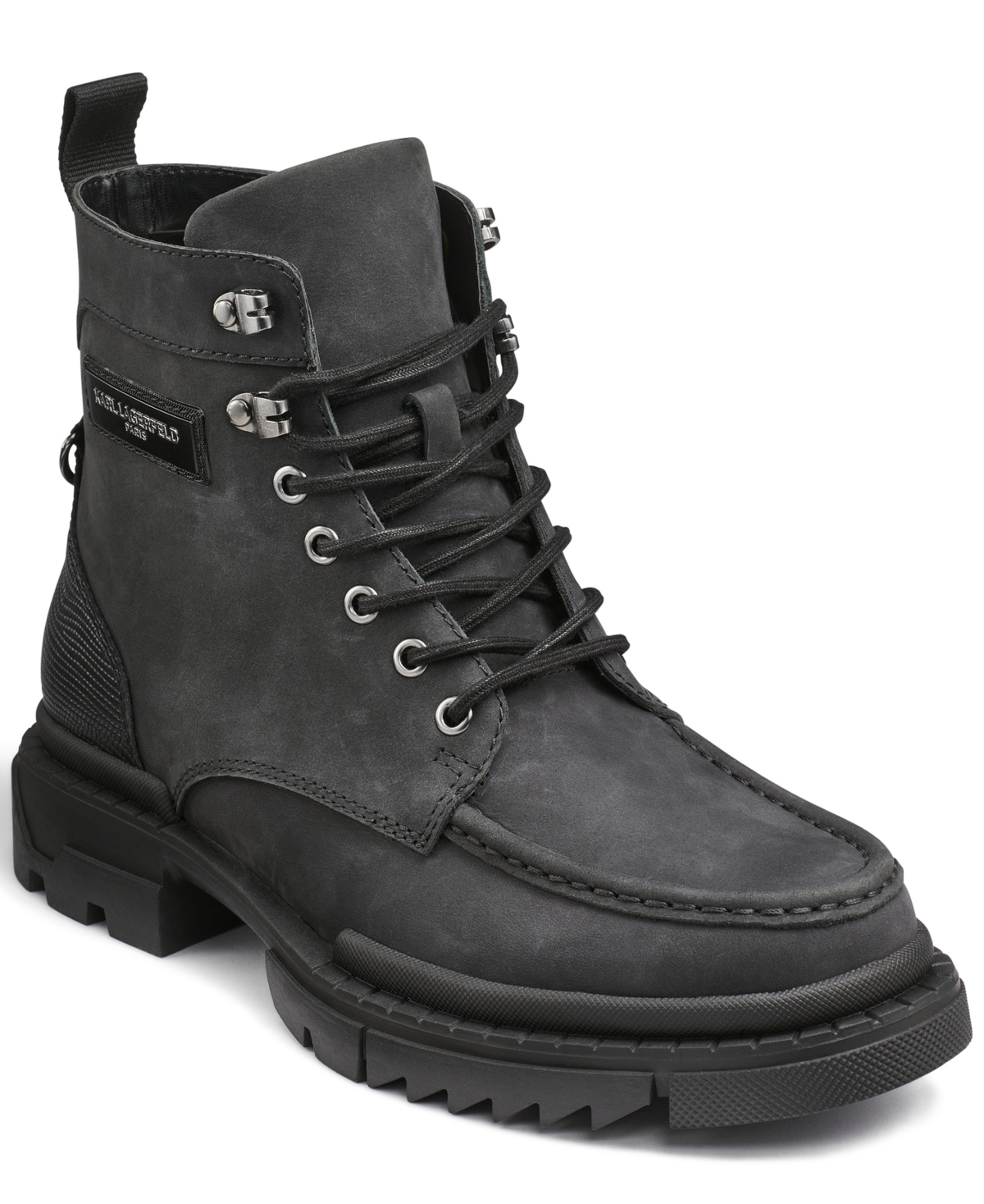 Karl Lagerfeld Paris Men's Round Toe Work Boots