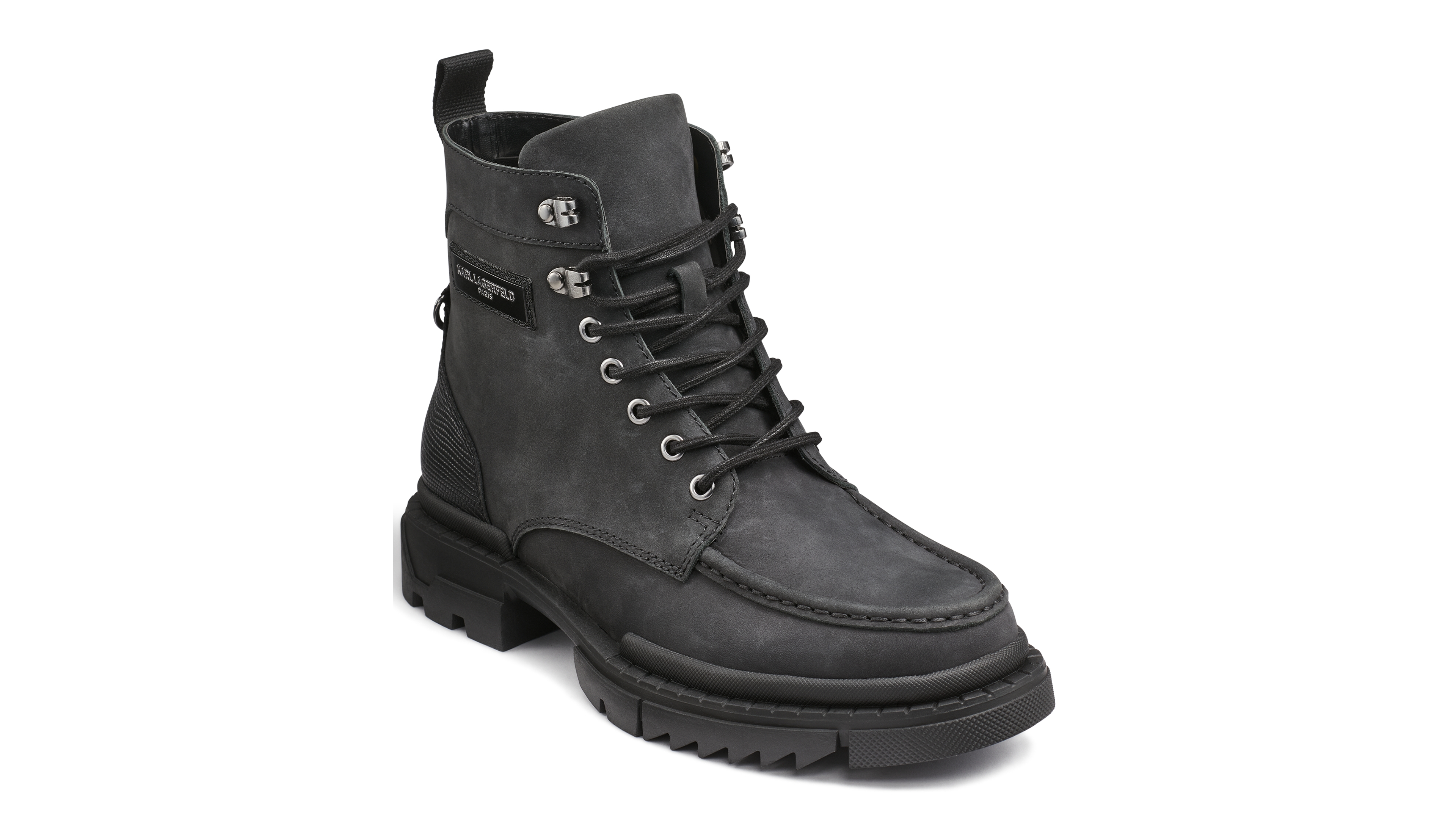 Karl Lagerfeld Paris Men's Round Toe Work Boots