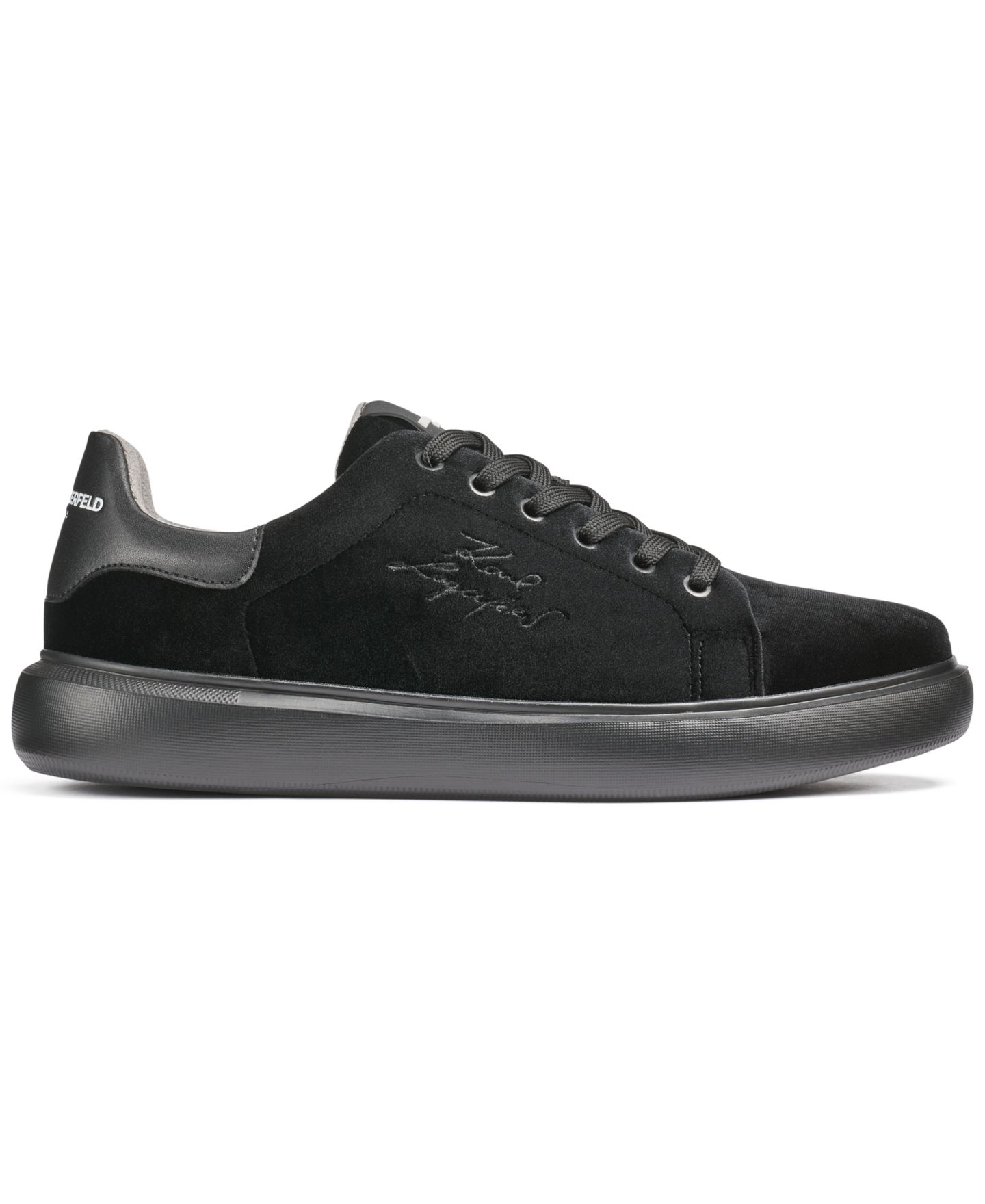 Мужские кроссовки KARL LAGERFELD PARIS Round Toe, цвет: Чёрный — фото 2