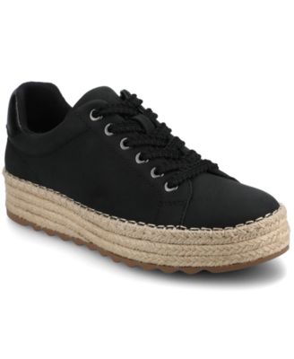 Women's Cosima Esapdrille Round Toe Lace Up Sneakers