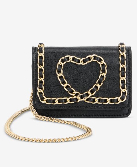 I.N.C. International Concepts Izzii Heart Chain Mini Crossbody