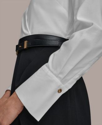 Petite Collared Midi Sheath Dress