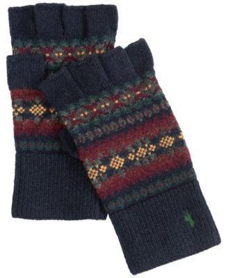 Polo Ralph Lauren - Men's Fairisle Fingerless Gloves