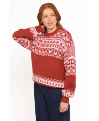 Women's Zinnia Fairisle Knit Sweater