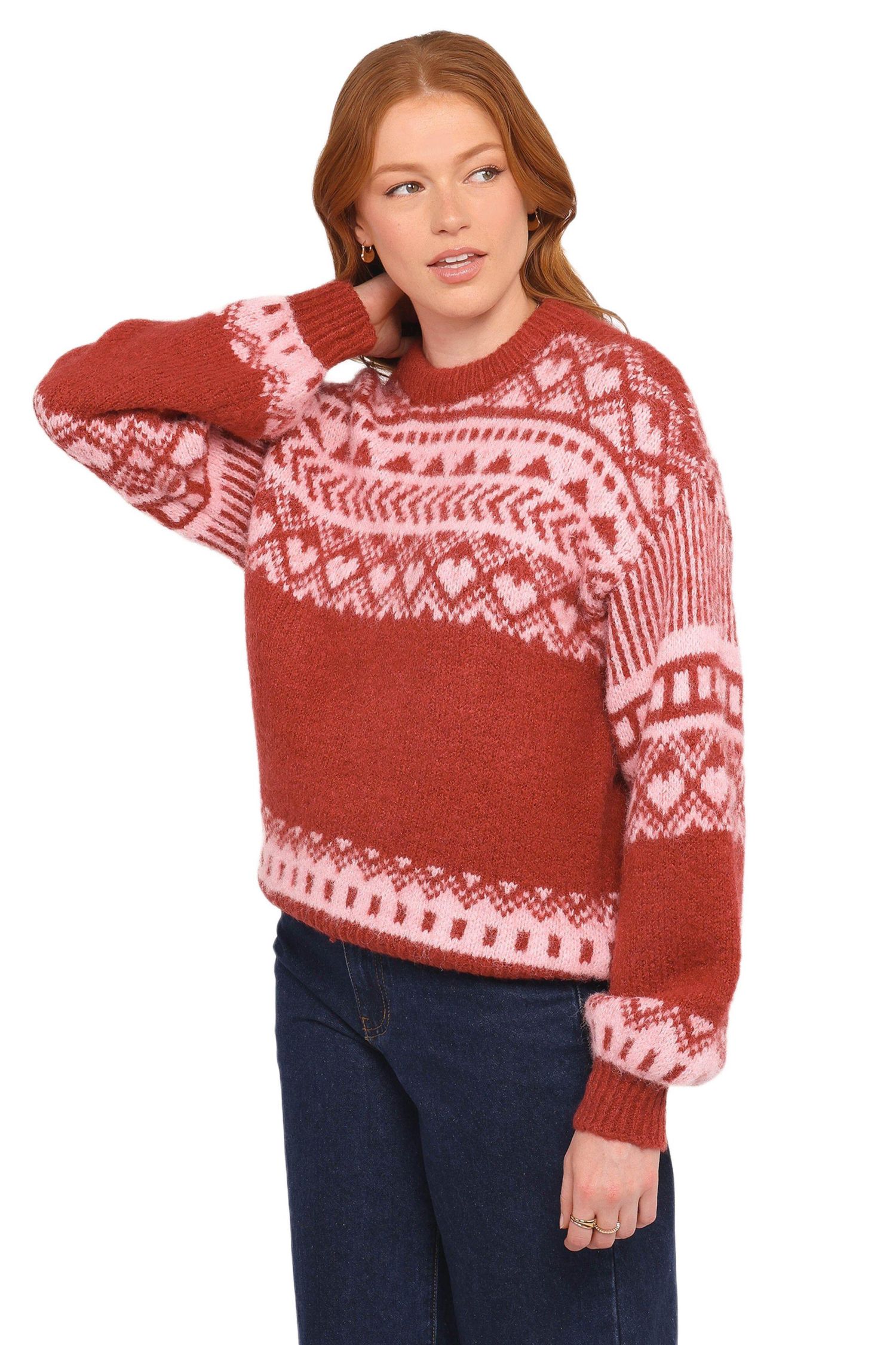 Women's Zinnia Fairisle Knit Sweater