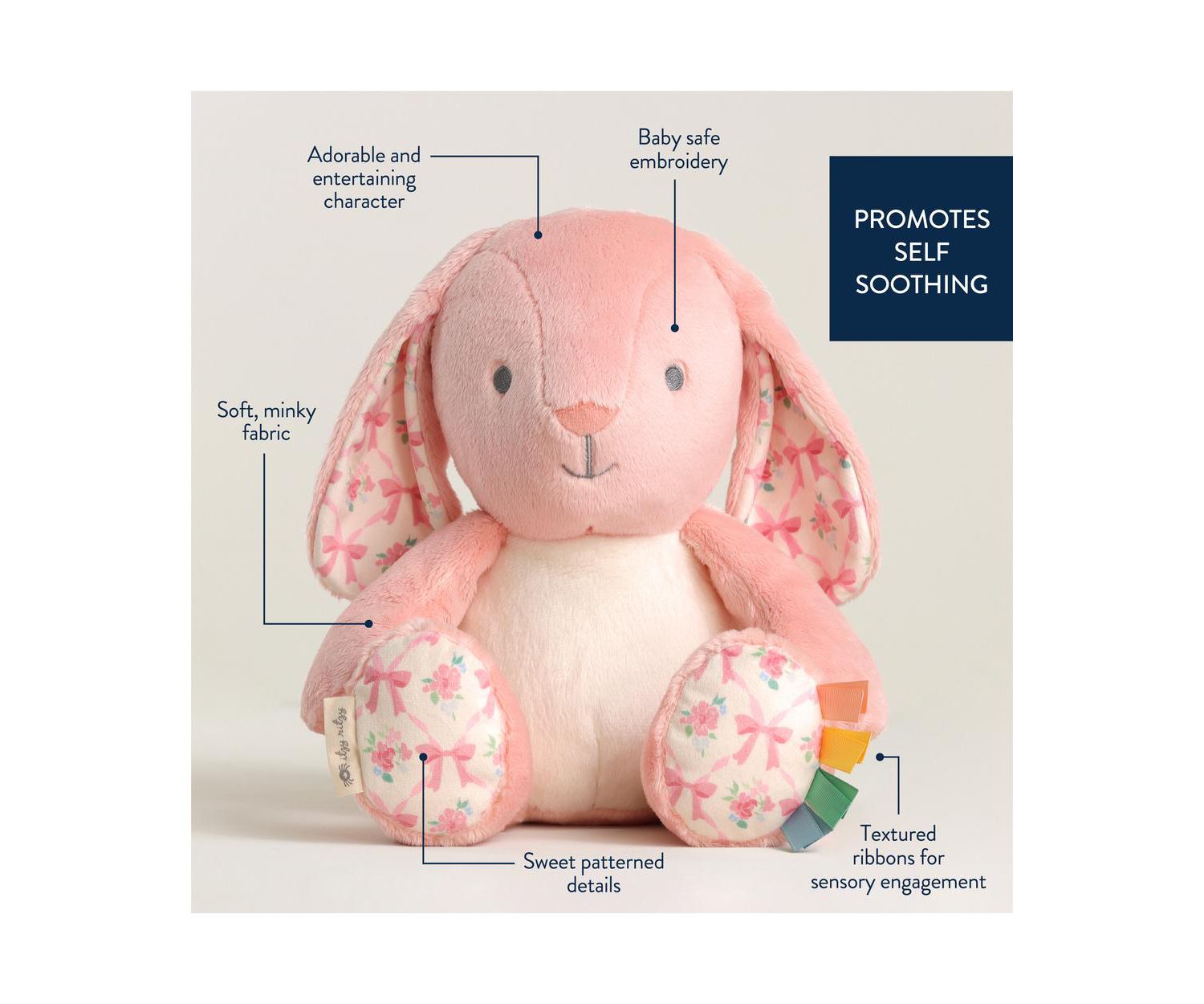Baby SweetieSnuggles Bunny Pink