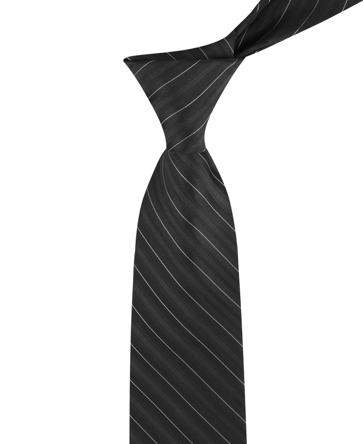 Calvin Klein Men's Seraphina Stripe Pattern Tie In Black