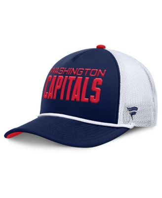 Men's Navy/White Washington Capitals Authentic Pro Rink A-Frame Adjustable Hat