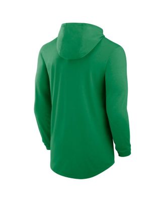 Men's Green Oregon Ducks Legacy Tri-Blend Dri-FIT Long Sleeve Hoodie T-Shirt