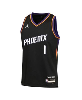 Big Boys and Girls Devin Booker Black Phoenix Suns Swingman Jersey