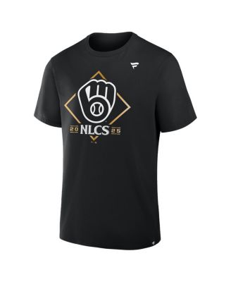 Men's Black Milwaukee Brewers 2025 National League Division Series Champions Locker Room T-Shirt
