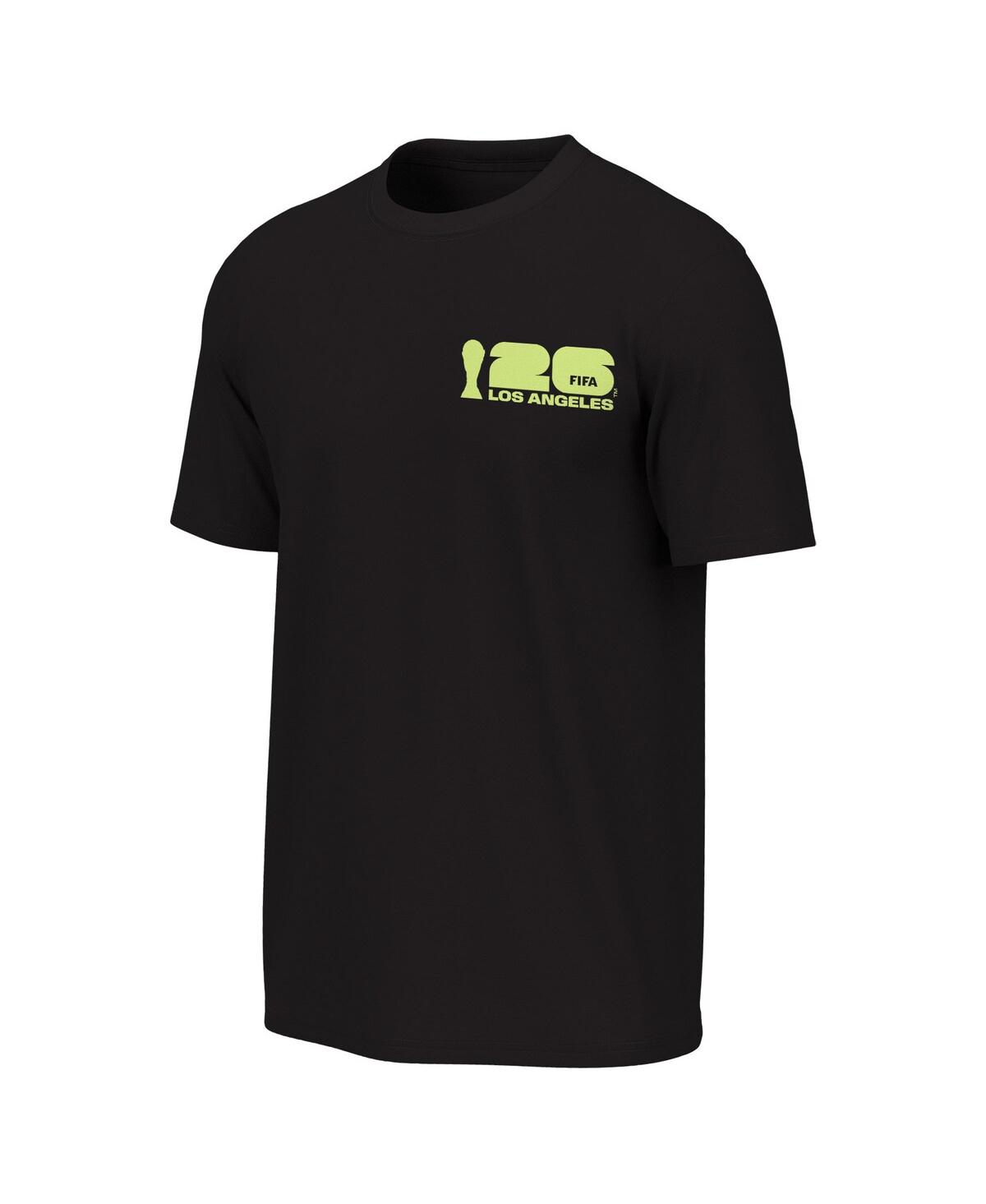 Outerstuff Men's Black 2026 Fifa World Cup Los Angeles Host City Poster Graphic T-shirt In Black