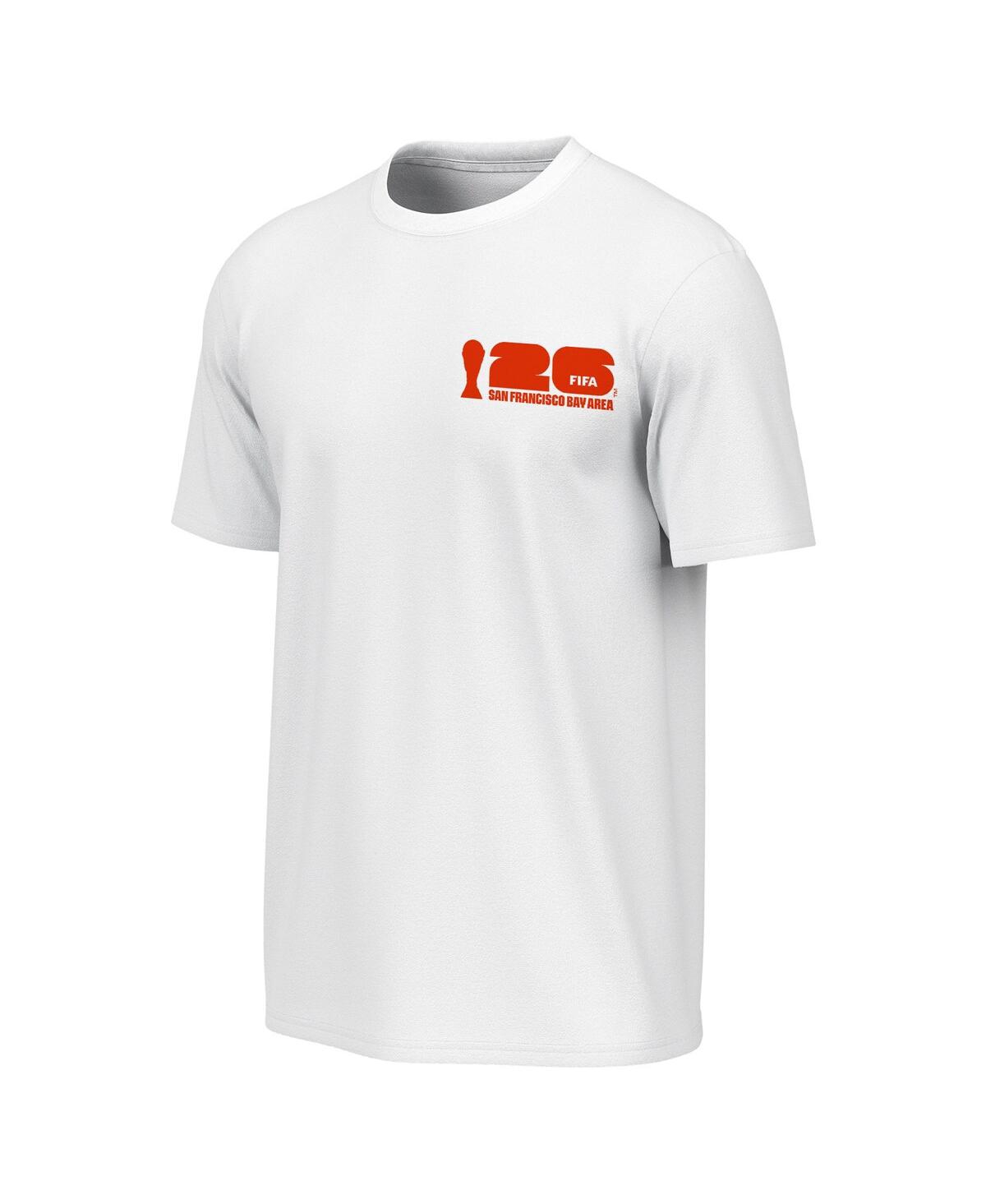 Outerstuff Men's White 2026 Fifa World Cup San Francisco Host City Poster Graphic T-shirt In Multi