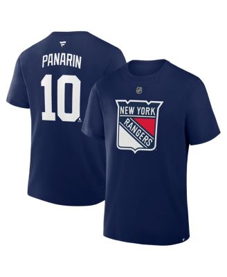 Fanatics - Men's Artemi Panarin Navy New York Rangers Authentic Stack Name Number T-Shirt