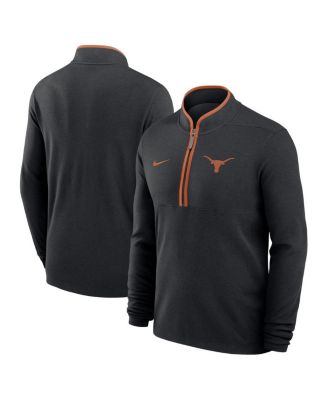 Nike - Men's Black Texas Longhorns Courtside Victory Dri-FIT Half-Zip Pullover Sweatshirt