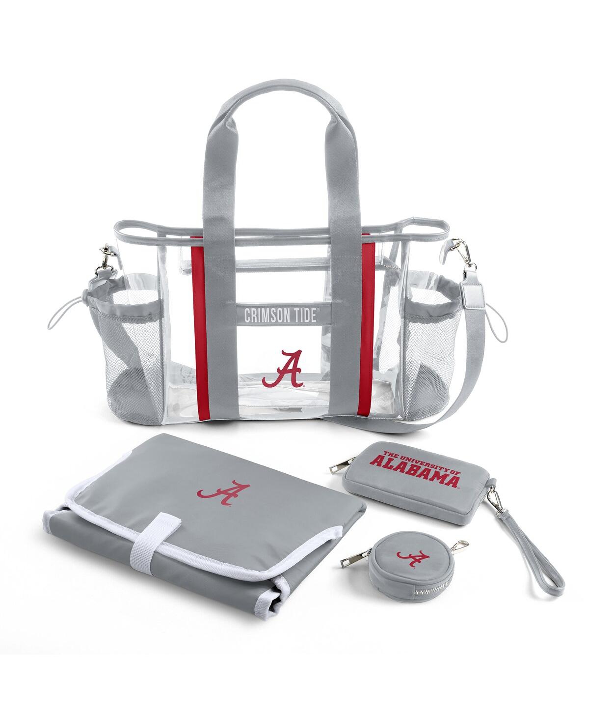 Wear By Erin Andrews Alabama Crimson Tide Clear Stadium Baby Bag In Transparent